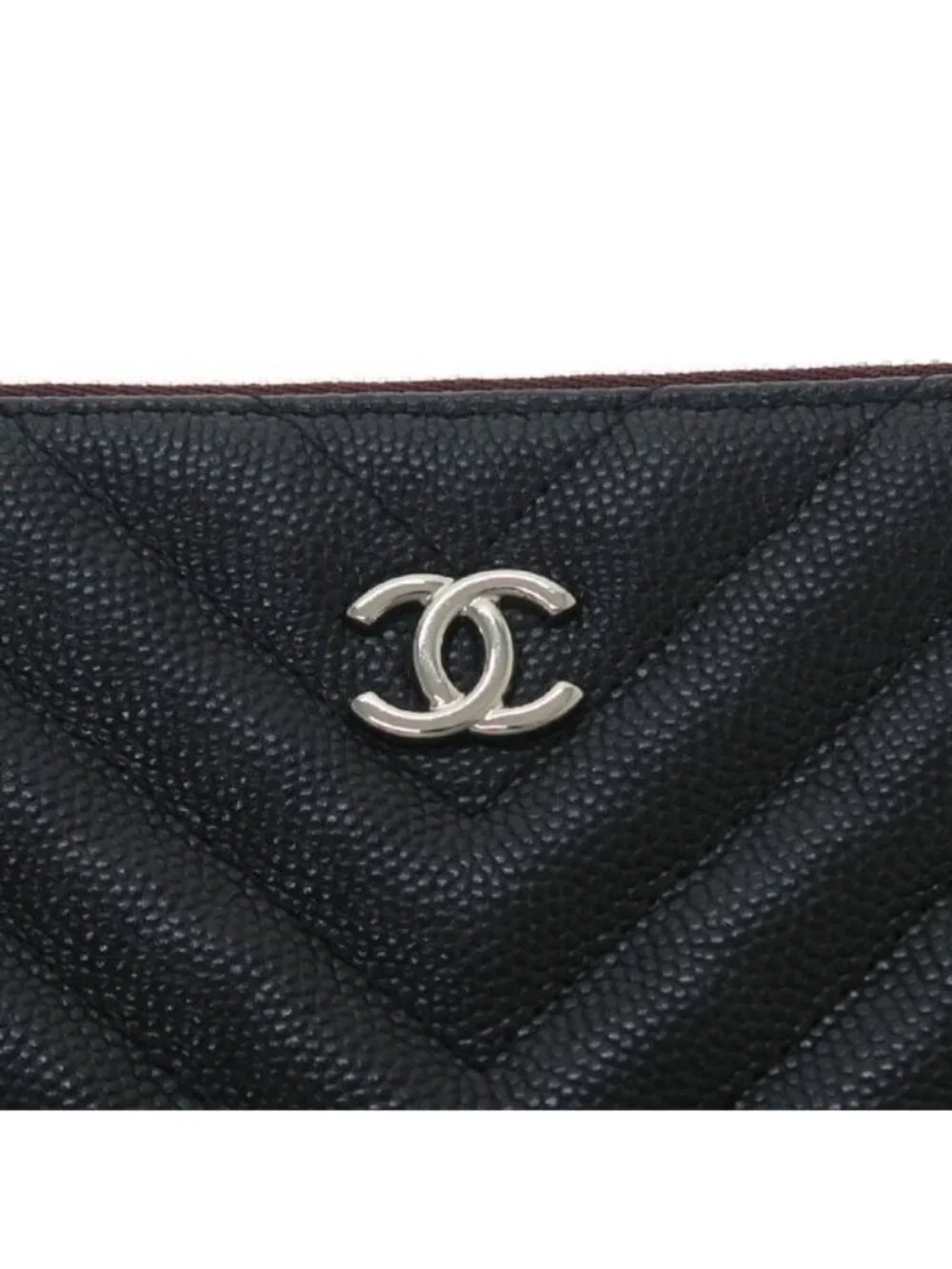 Chanel Caviar Chez Blanc Clutch